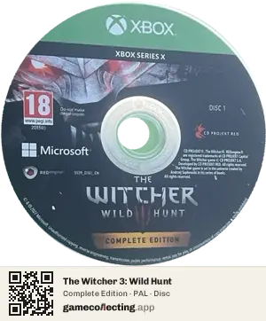 The Witcher 3: Wild Hunt Xbox Series X, PAL disc