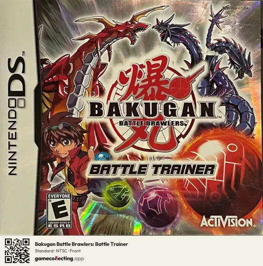 Bakugan Battle Brawlers: Battle Trainer Nintendo DS, NTSC box front