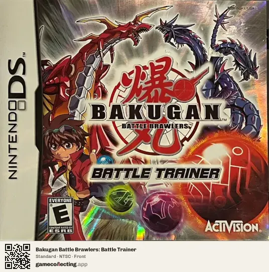 Bakugan Battle Brawlers: Battle Trainer Nintendo DS, NTSC box front