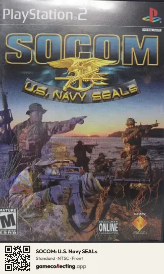 SOCOM: U.S. Navy SEALs PlayStation 2, NTSC box front