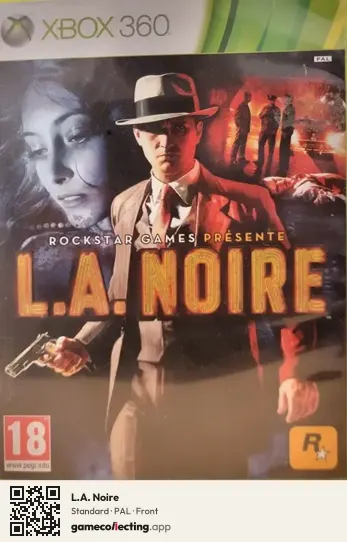 L.A. Noire Xbox 360, PAL box front