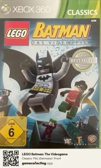 LEGO Batman: The Videogame Xbox 360, Germany box front