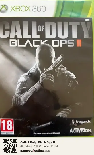 Call of Duty: Black Ops II Xbox 360, France box front