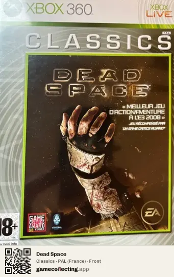Dead Space Xbox 360, France box front