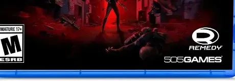 Control, the ESRB box on its front
