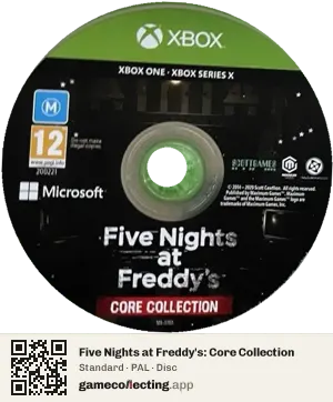 Five Nights at Freddy's: Core Collection Xbox One, PAL disc