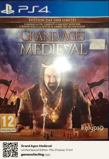 Grand Ages: Medieval PlayStation 4, France box front