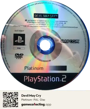 Devil May Cry PlayStation 2, PAL disc