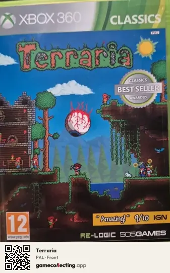 Terraria Xbox 360, PAL box front