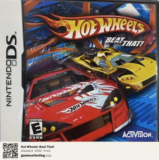 Hot Wheels: Beat That! Nintendo DS, NTSC box front