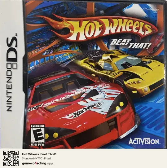 Hot Wheels: Beat That! Nintendo DS, NTSC box front