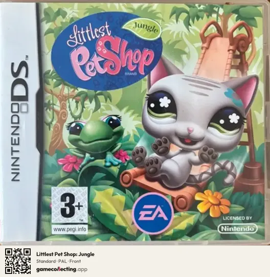 Littlest Pet Shop: Jungle Nintendo DS, PAL box front