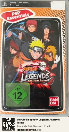 Naruto Shippuden Legends: Akatsuki Rising PlayStation Portable, Germany box front