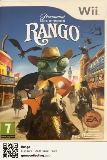 Rango Nintendo Wii, France box front