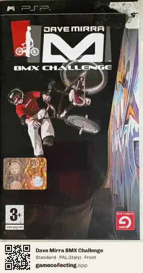 Dave Mirra BMX Challenge PlayStation Portable, Italy box front