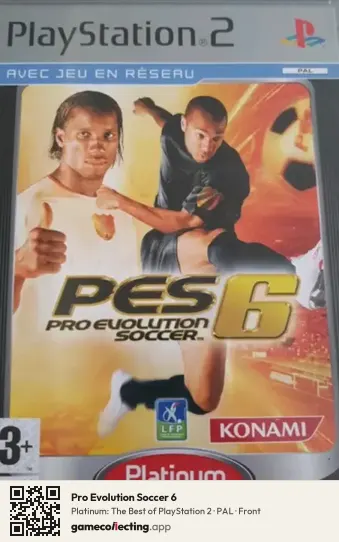 Pro Evolution Soccer 6 PlayStation 2, PAL box front