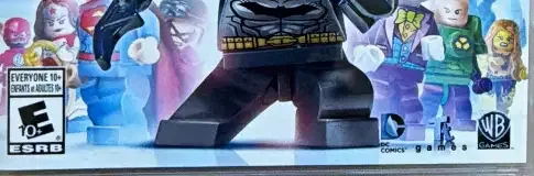 LEGO Batman 3: Beyond Gotham, the ESRB box on its front