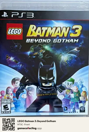 LEGO Batman 3: Beyond Gotham PlayStation 3, NTSC box front