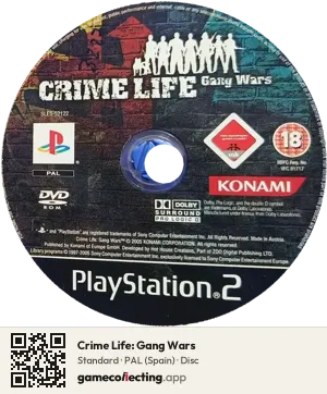 Crime Life: Gang Wars PlayStation 2, PAL disc
