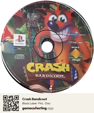 Crash Bandicoot PlayStation, PAL disc