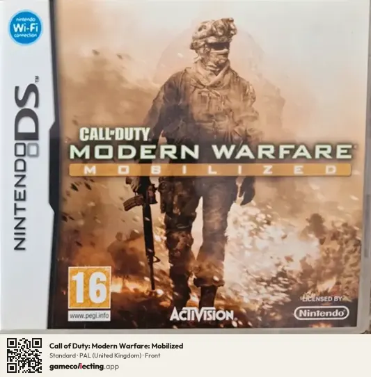Call of Duty: Modern Warfare: Mobilized Nintendo DS, United Kingdom box front