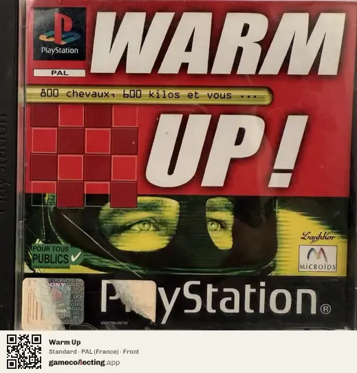 Warm Up PlayStation, France box front