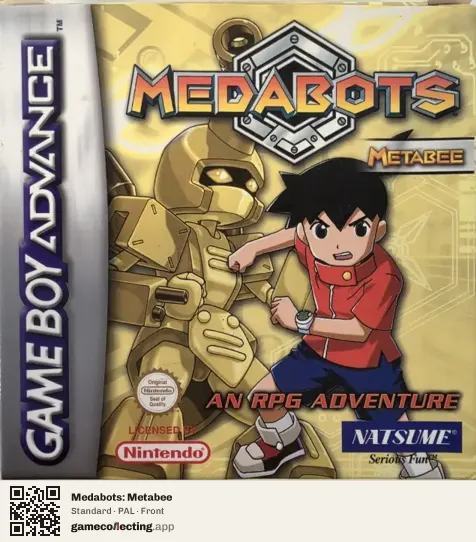 Medabots: Metabee Game Boy Advance, PAL box front
