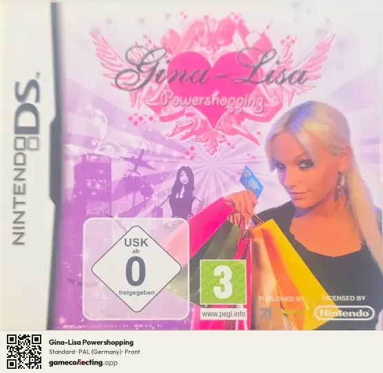 Gina-Lisa Powershopping Nintendo DS, Germany box front