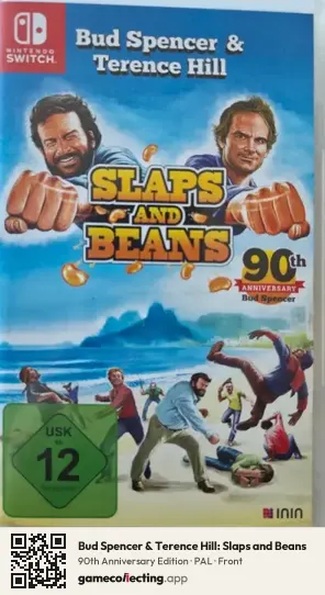 Bud Spencer & Terence Hill: Slaps and Beans Nintendo Switch, PAL box front