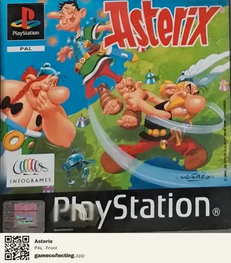 Asterix PlayStation, PAL box front