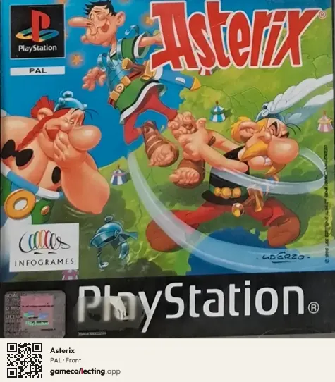 Asterix PlayStation, PAL box front