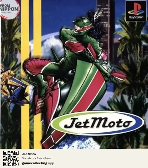 Jet Moto PlayStation, Asia box front