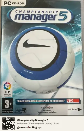 Championship Manager 5 Computer, Spain box front