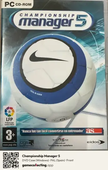 Championship Manager 5 Computer, Spain box front