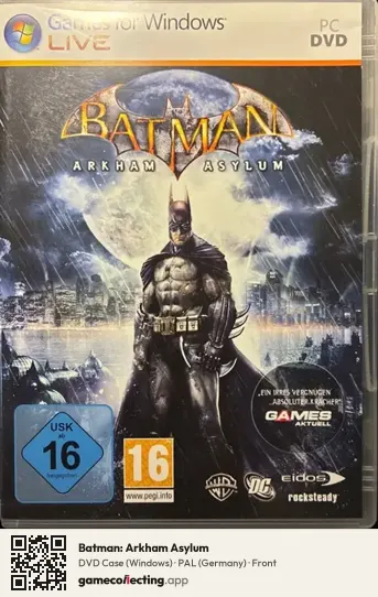 Batman: Arkham Asylum Computer, Germany box front