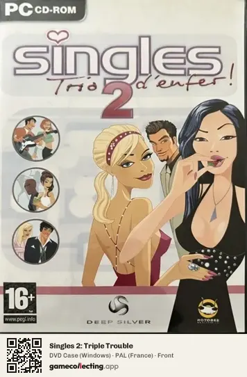 Singles 2: Triple Trouble Computer, France box front