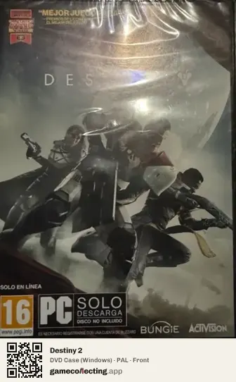 Destiny 2 Computer, PAL box front