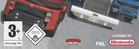 Rig Racer 2, the PEGI square on its front