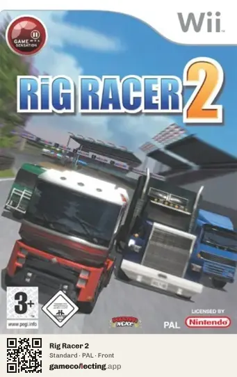 Rig Racer 2 Nintendo Wii, PAL box front
