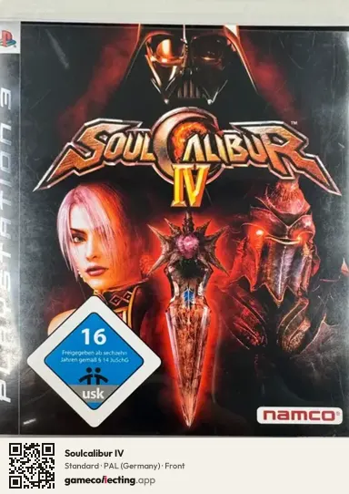 Soulcalibur IV PlayStation 3, Germany box front