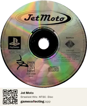 Jet Moto PlayStation, NTSC disc