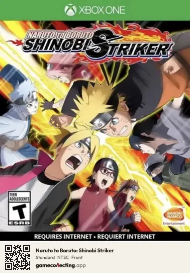 Naruto to Boruto: Shinobi Striker Xbox One, NTSC box front