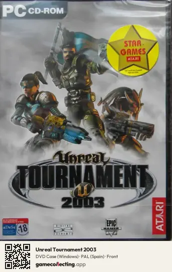 Unreal Tournament 2003 Computer, Spain box front