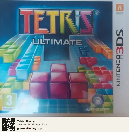 Tetris Ultimate Nintendo 3DS, France box front