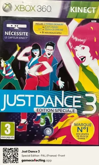 Just Dance 3 Xbox 360, France box front
