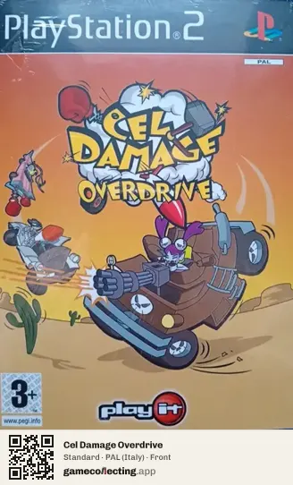 Cel Damage Overdrive PlayStation 2, Italy box front