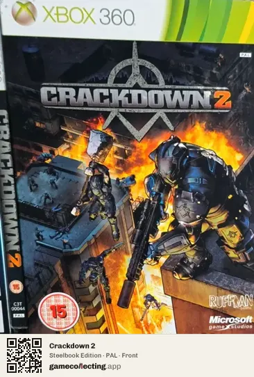 Crackdown 2 Xbox 360, PAL box front