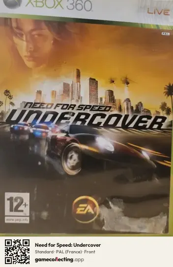 Need for Speed: Undercover Xbox 360, France box front