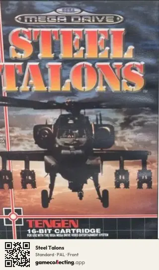 Steel Talons Sega Mega Drive / Genesis, PAL box front
