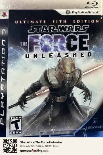 Star Wars: The Force Unleashed PlayStation 3, NTSC box front